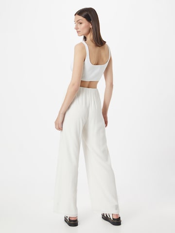 Calvin Klein Jeans - Perna larga Calças em branco
