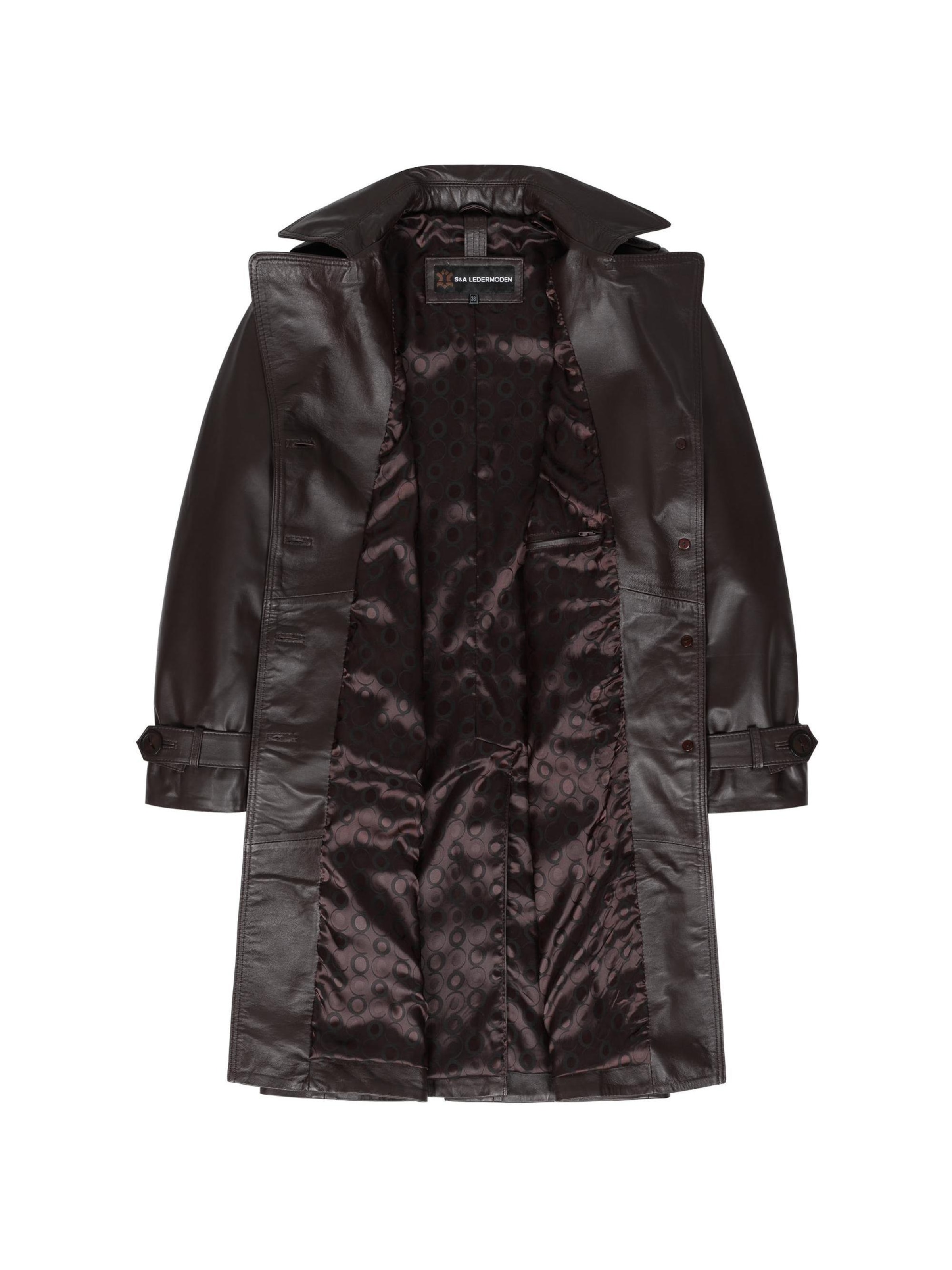 Mouflon Between-Seasons Coat 'Camila' in Brown