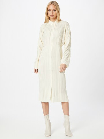 Gina Tricot Shirt Dress 'Anne' in Beige: front