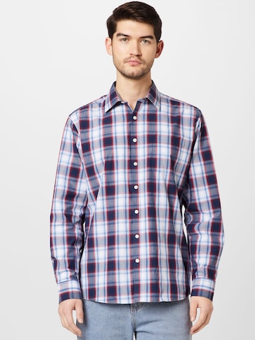 Jack's Regular fit Button Up Shirt in Blue: front