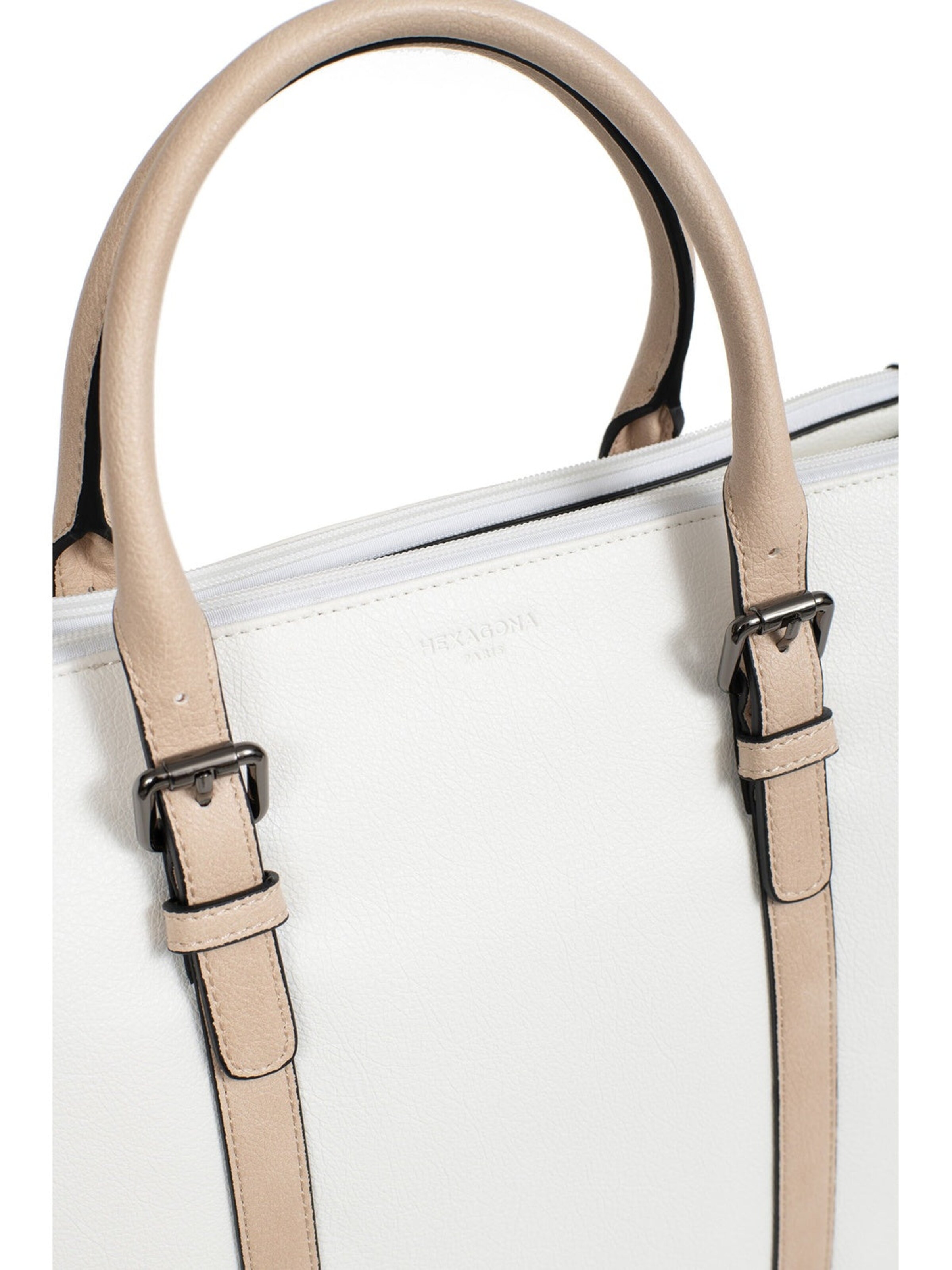 Hexagona Handtasche 'Gracieuse'‌‌‌‌‌‌‌‌‌‌ in Weiß