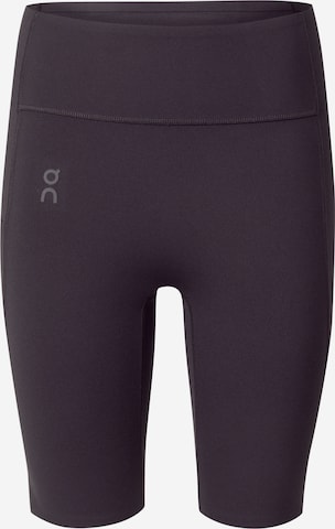 Skinny Pantalon de sport On en noir : devant