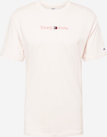 rozā Tommy Jeans T-Krekls: no priekšpuses