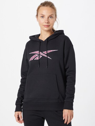 Reebok Athletic Sweatshirt 'Modern Safari' in Black: front