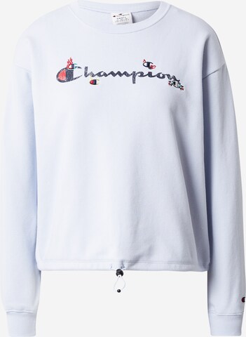 Sweat-shirt Champion Authentic Athletic Apparel en bleu : devant