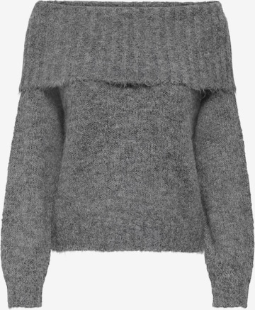 pelēks ONLY Džemperis 'ONLSHINE': no priekšpuses