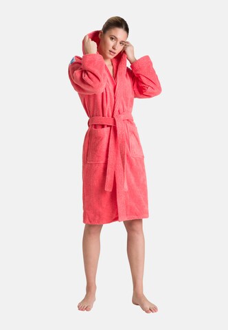 ARENA Bathrobe short 'CORE SOFT ROBE' in Pink