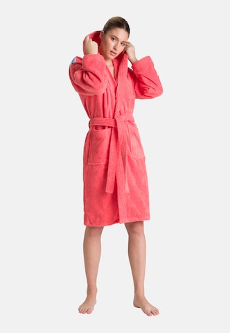 ARENA Badjas kort 'CORE SOFT ROBE' in Roze