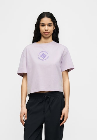 COLUMBIA Funktionsshirt 'Rolling Bend™' in Lila: Vorderseite