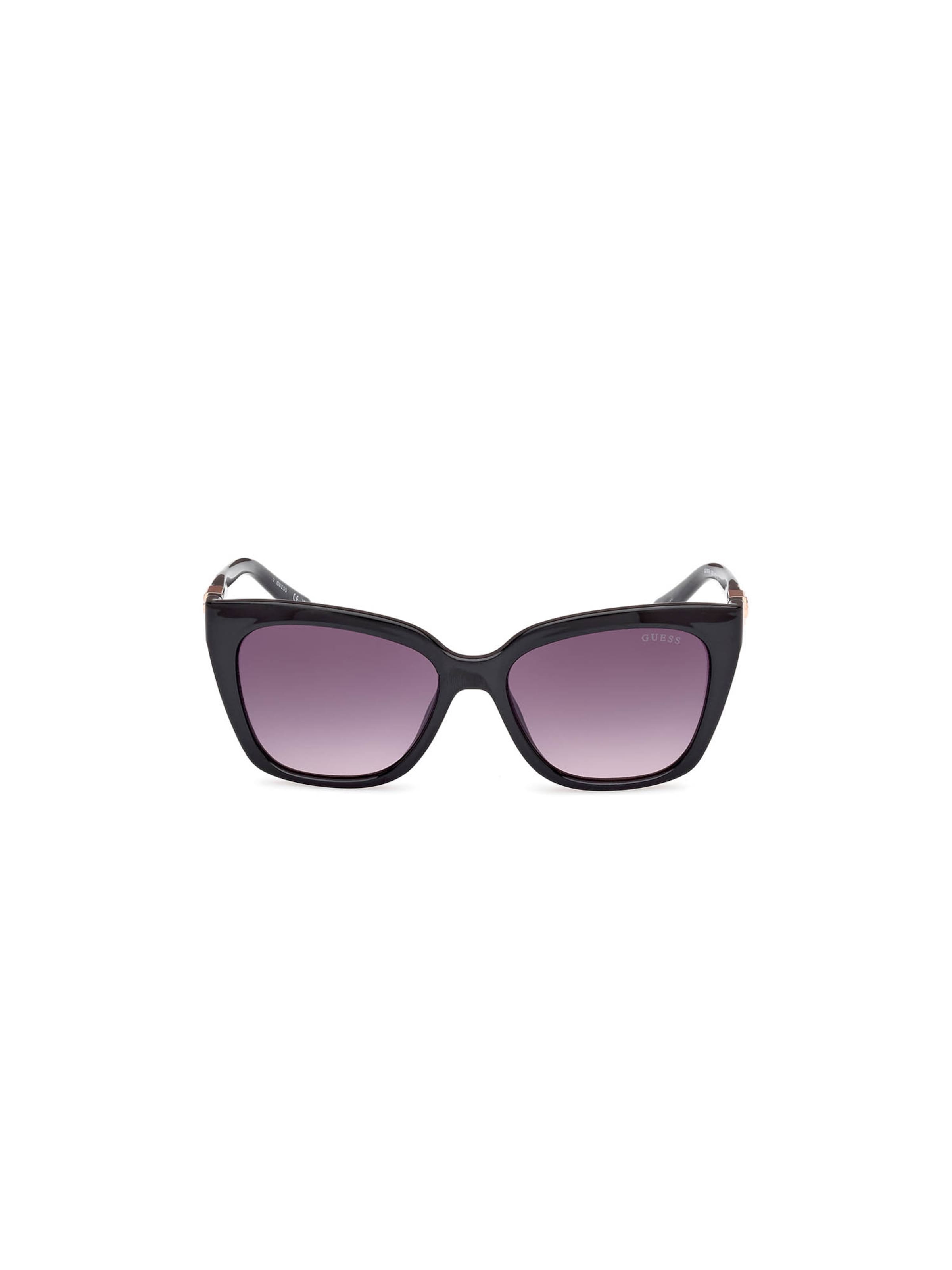 GUESS Sonnenbrille in Schwarz: Vorderseite
