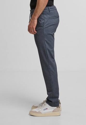 Coupe slim Pantalon à pince 'Zeddi' INDICODE JEANS en bleu