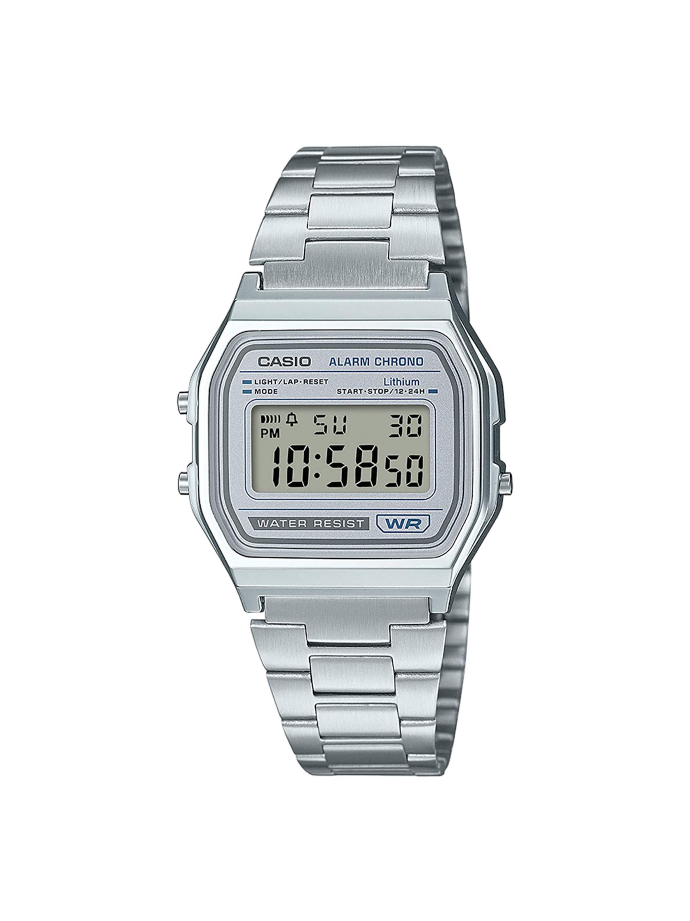 Montre digitale 'Statement' CASIO en argent : devant