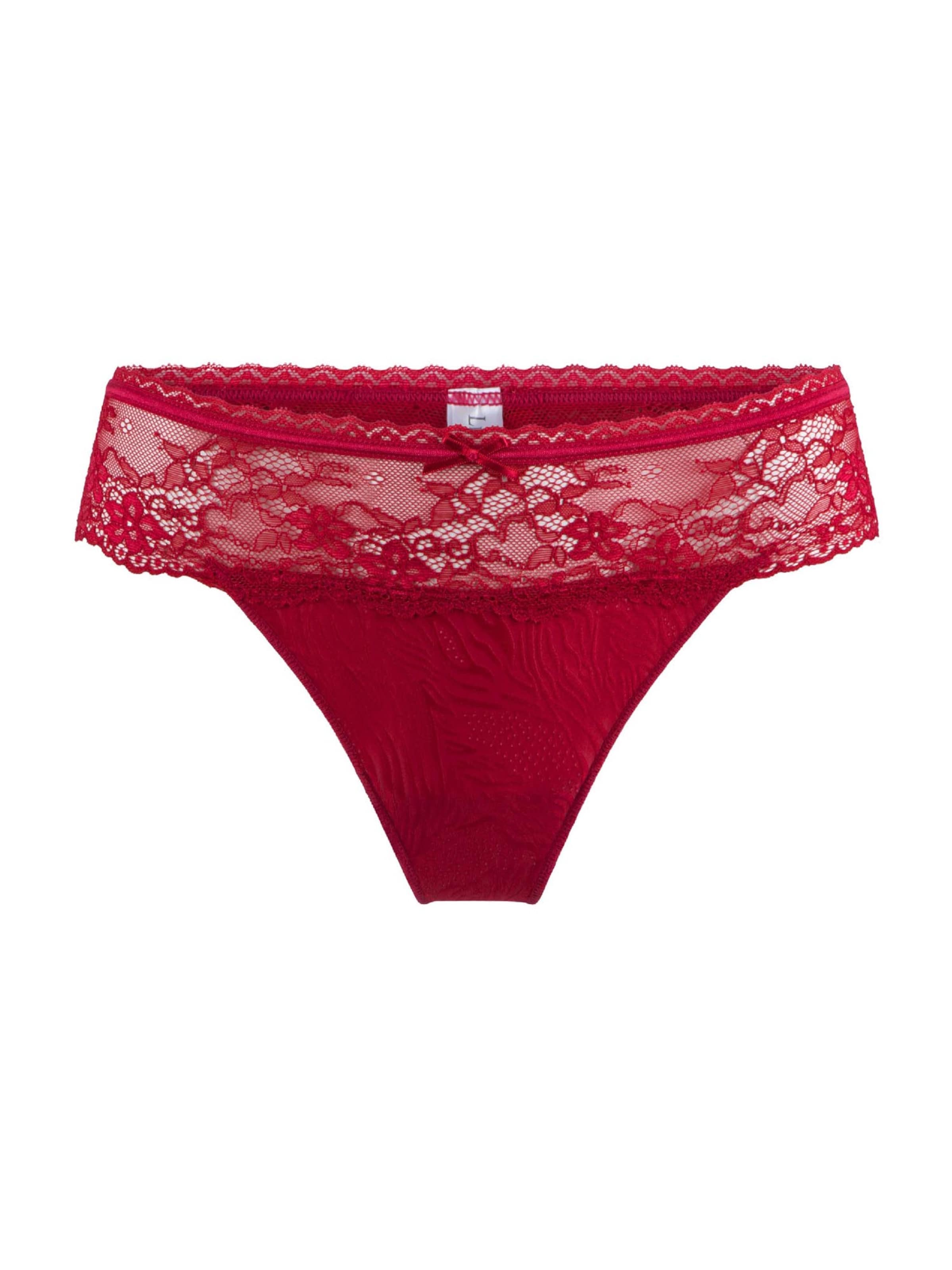 LingaDore Стринг 'DAILY' в червено: отпред