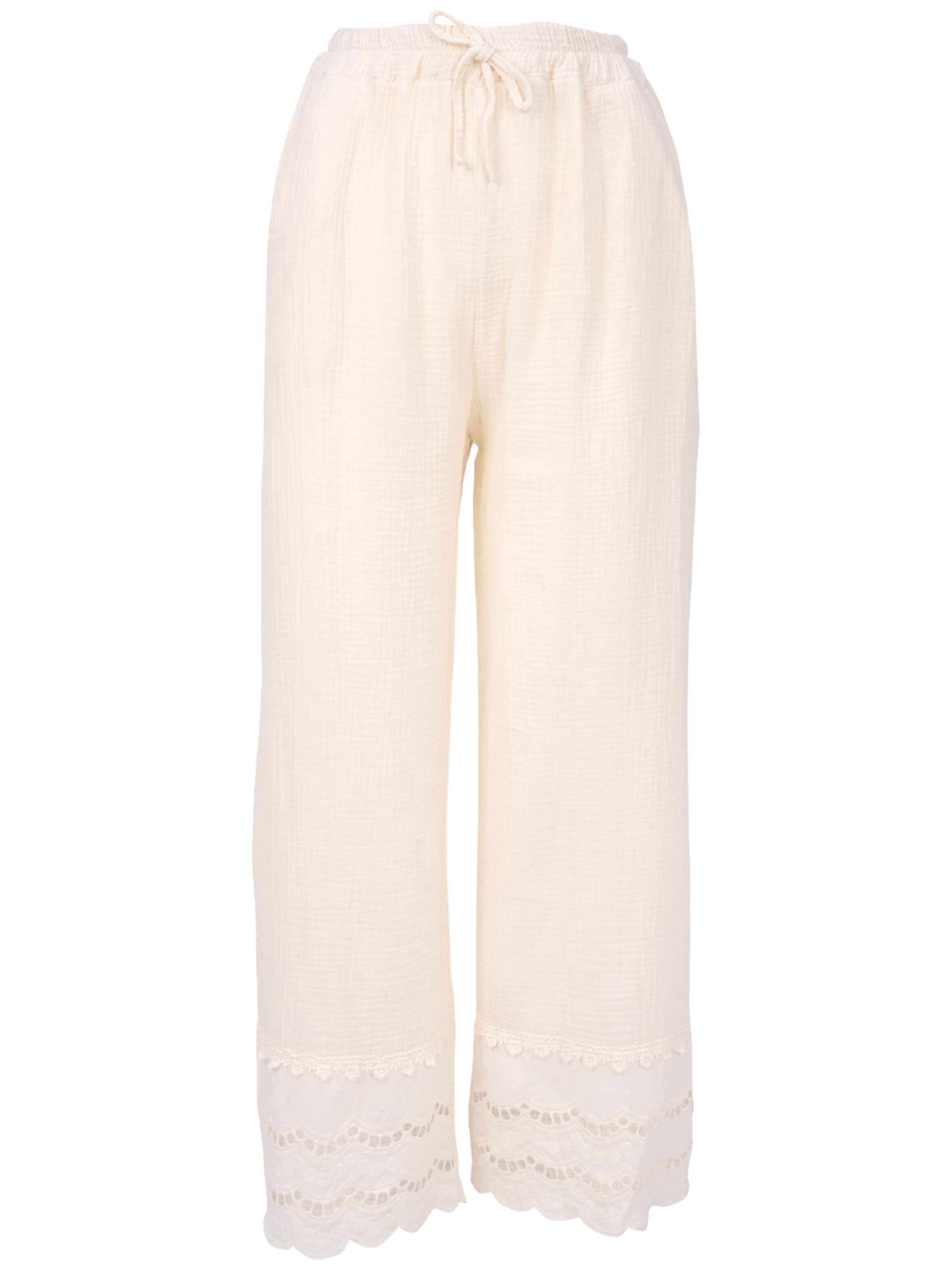 Seasons of April Broek ' Ines' in Beige: voorkant