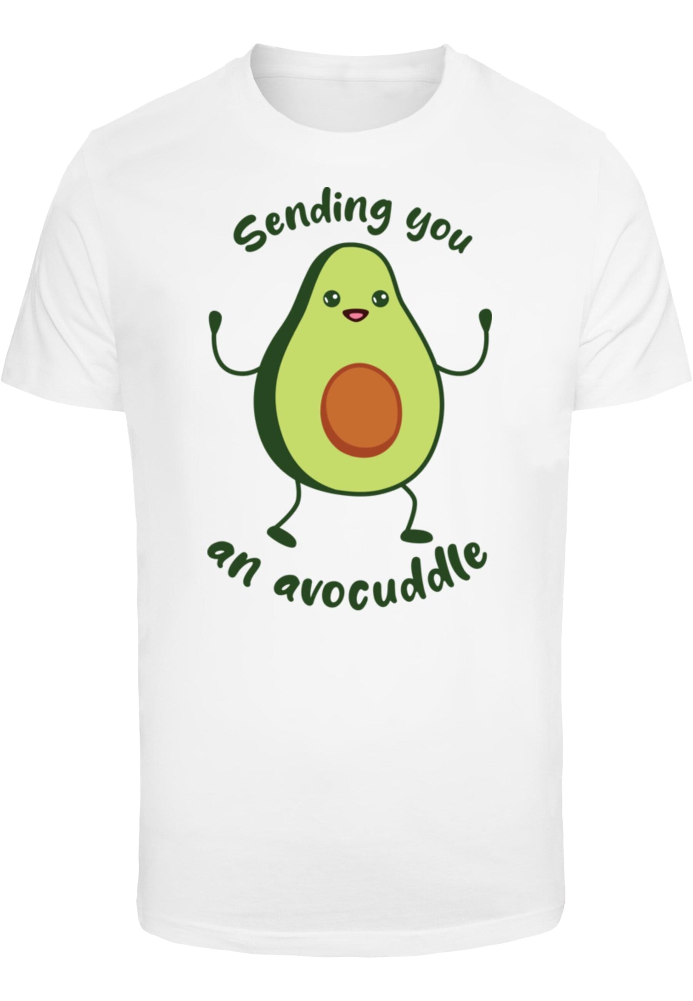 ABSOLUTE CULT Shirt 'Mother's Day - Avocuddle' in White: front