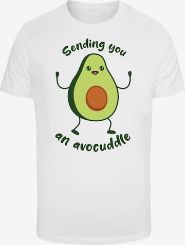 ABSOLUTE CULT T-Shirt 'Mother's Day - Avocuddle' in Weiß: predná strana