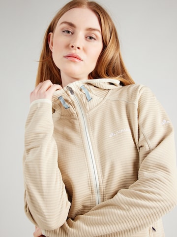 Veste en polaire fonctionnelle 'Skomer' VAUDE en beige