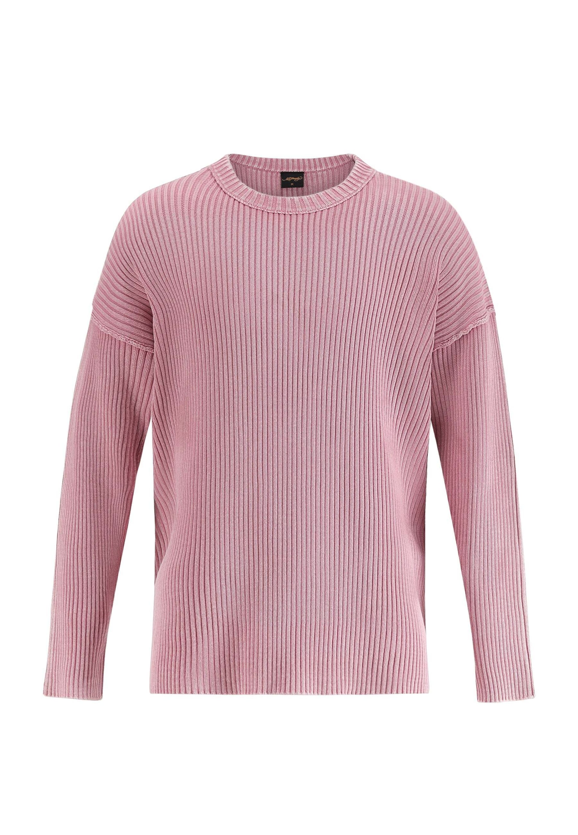 Ed Hardy Πουλόβερ 'Brave Heart Adler' σε ροζ