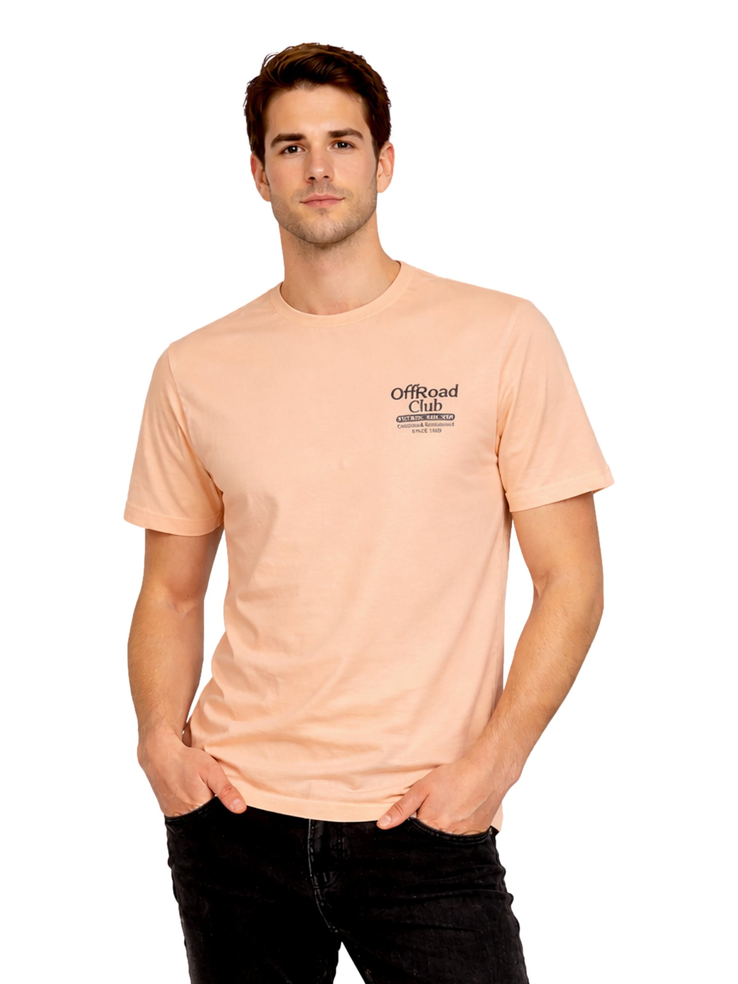 T-Shirt Petrol Industries en orange : devant