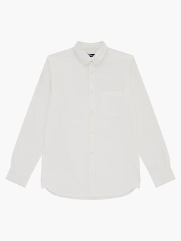 FRENCH CONNECTION - Ajuste regular Camisa 'Oxford' en blanco: frente