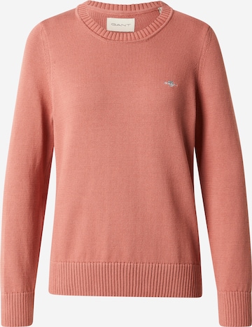 Pulover 'Classic' de la GANT pe portocaliu: față