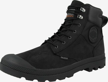 Palladium Boots 'Pampa Shield Waterproof+ Lux' in Schwarz: predná strana