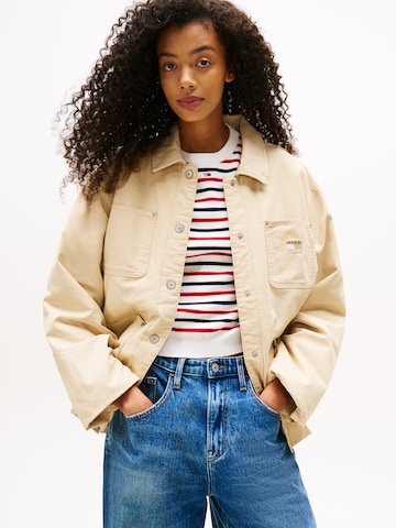Veste mi-saison Tommy Jeans en vert : devant