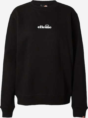 ELLESSE Athletic Sweatshirt 'Svetlana' in Black: front