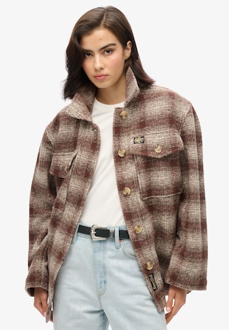 Veste mi-saison Superdry en marron