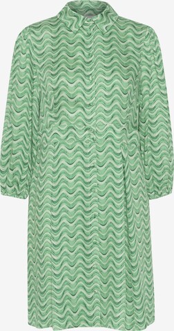 CULTURE Shirt Dress 'Walu' in Green: front