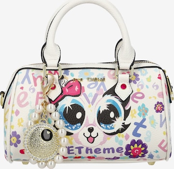MYMO - Bolso de mano 'POP EYETHEME' en blanco: frente