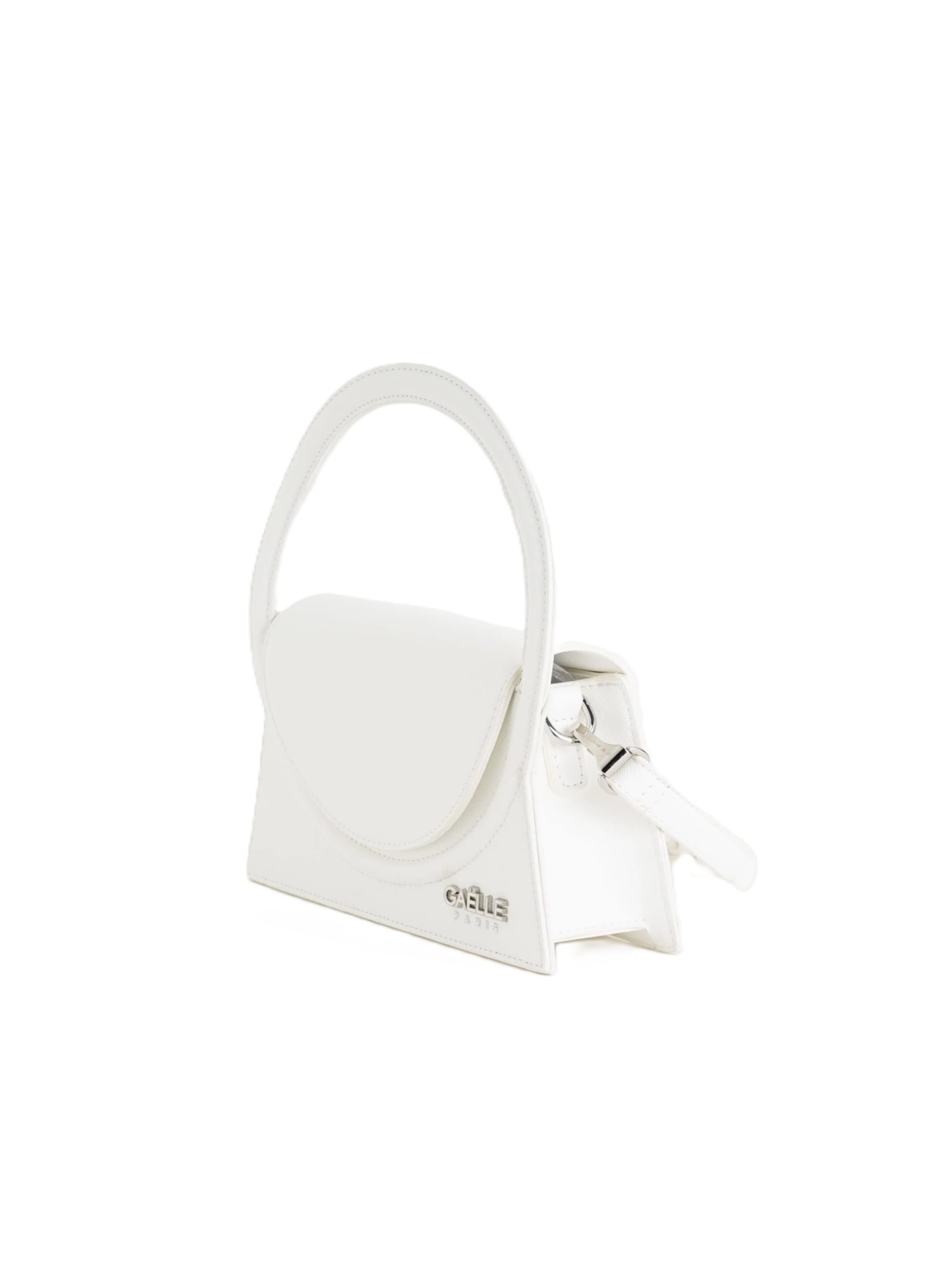 Borsa a mano 'GAACW03143' di Gaelle Paris in bianco