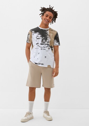 QS T-Shirt in Weiß