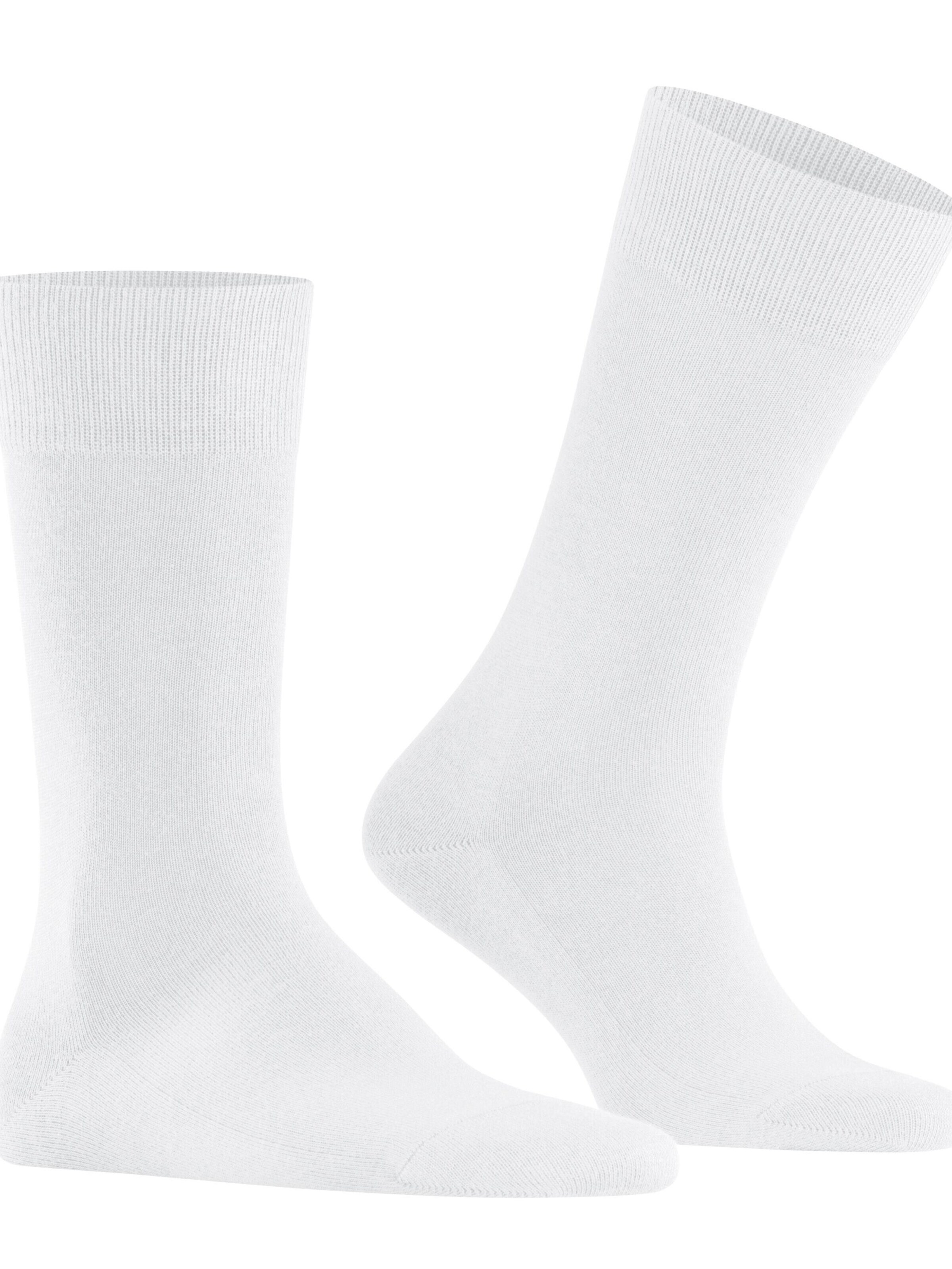 FALKE Socks 'Family' in White: front