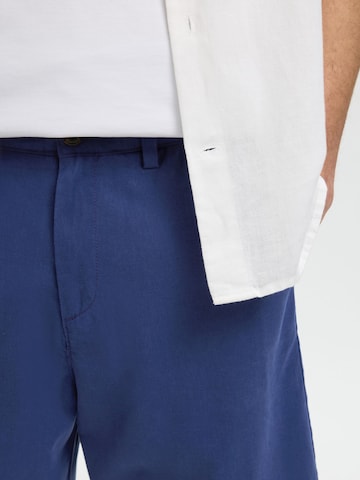 Regular Pantalon SELECTED en bleu
