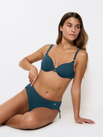 TRIUMPH Push-up Bügel-Bikini-Top ' Summer Twist ' in Blau