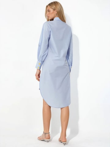 MSN Collection - Vestidos camiseiros em azul