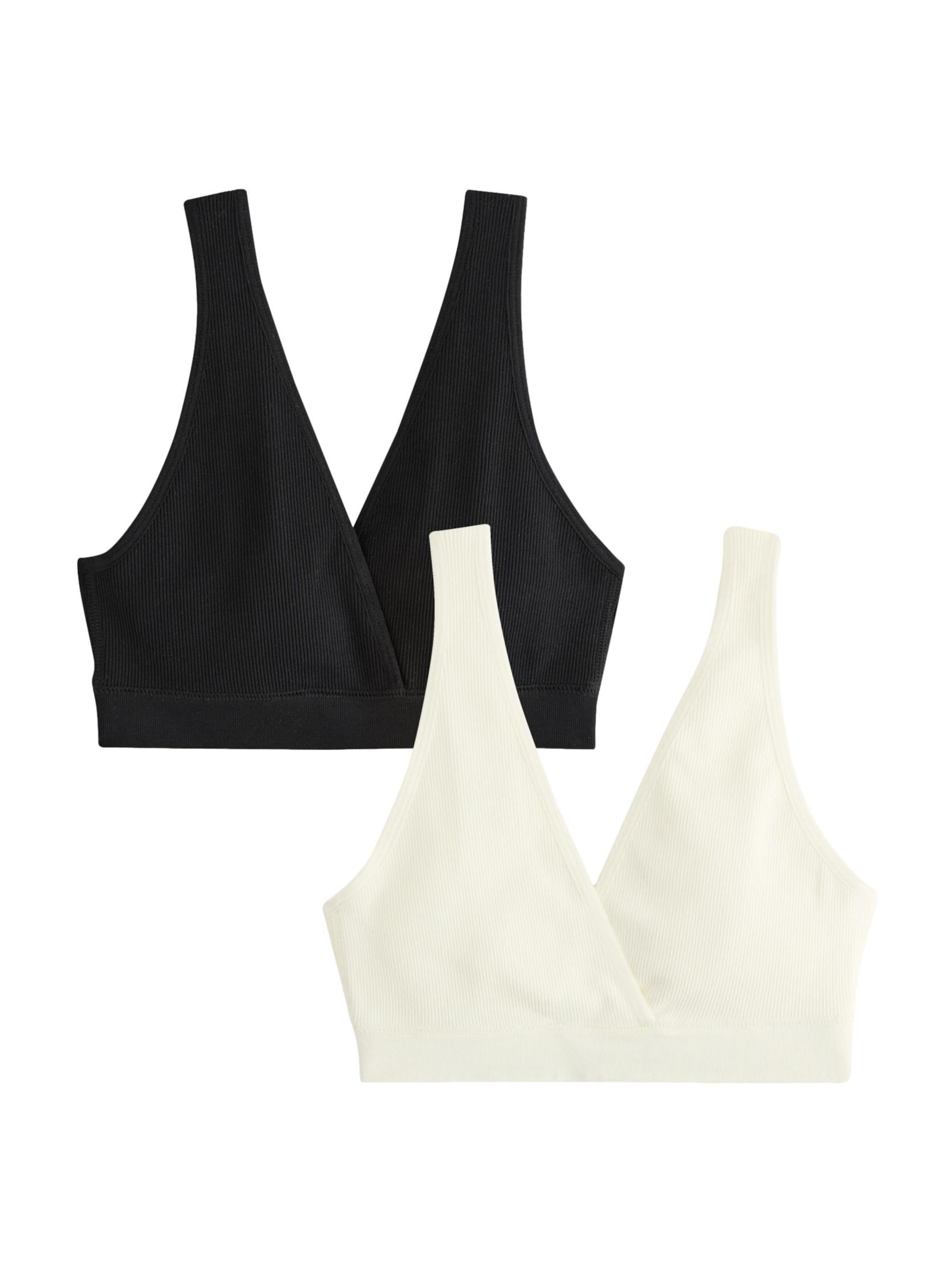 Next Triangel BH in Schwarz: Vorderseite