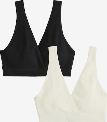 juoda Next Trikampė Liemenėlė: priekis