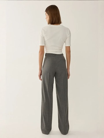 Hiccup Wide Leg Hose in Grau
