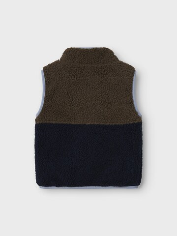 NAME IT Vest 'Teddy Gilet' i blå