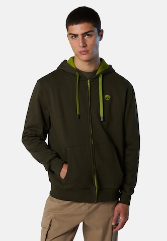 Veste de survêtement North Sails en vert : devant