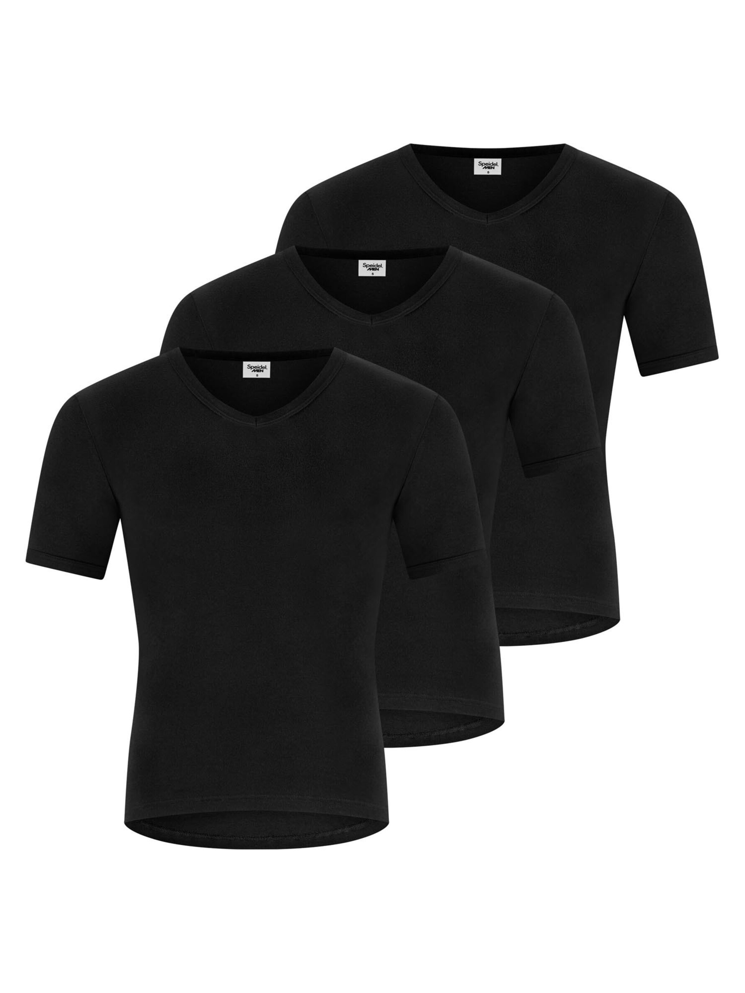 SPEIDEL Undershirt 'Classic' in Black: front