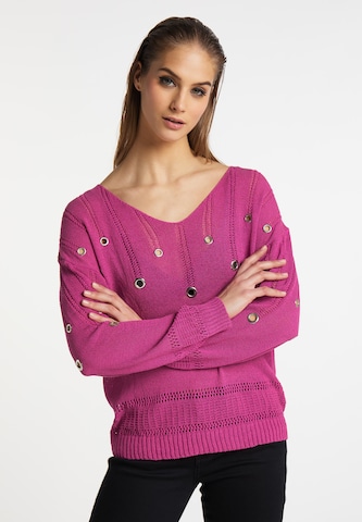 Pull-over myMo ROCKS en rose : devant