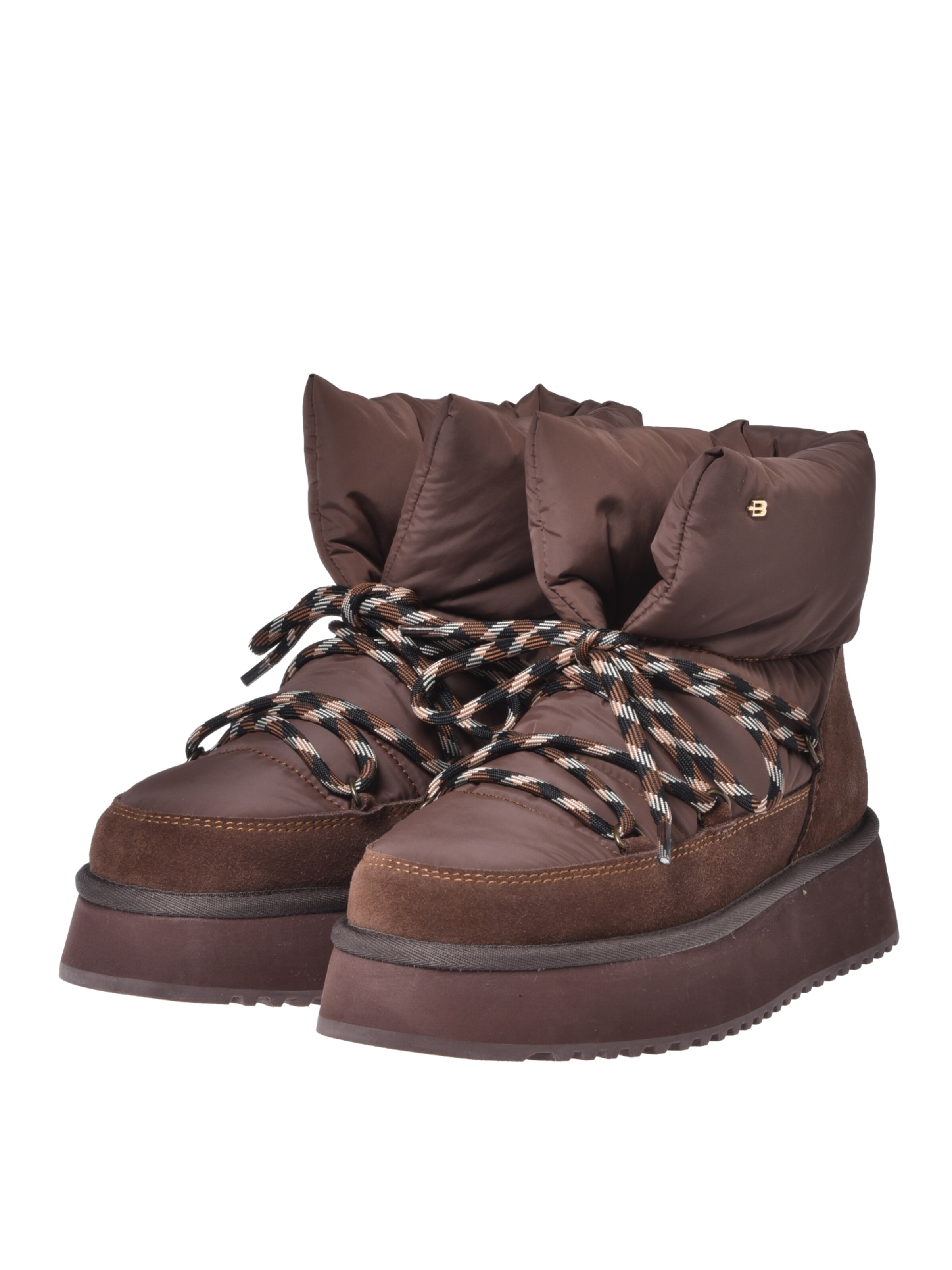 BALDININI Enkellaarsjes in Bruin