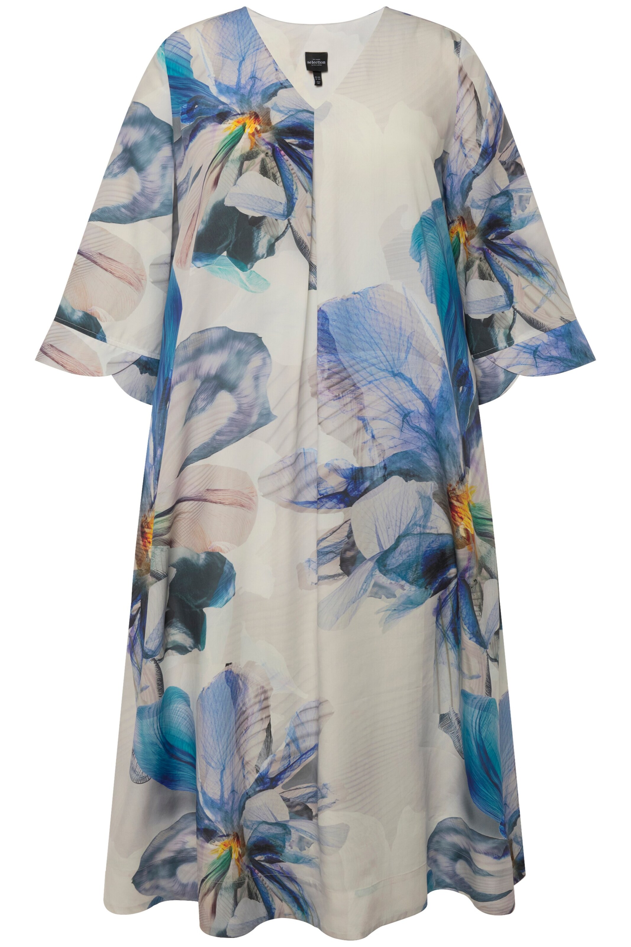 Ulla Popken Jurk in Blauw: voorkant