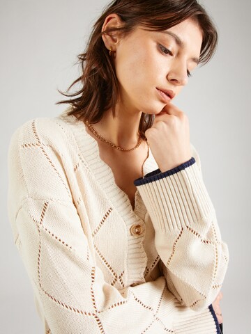 VILA Strickjacke 'Nuna' in Beige