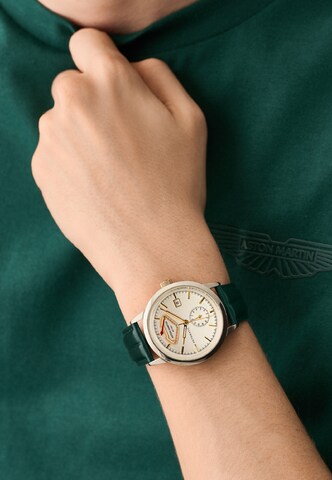 Aston Martin Analog watch ' TS3 ' in Green: front