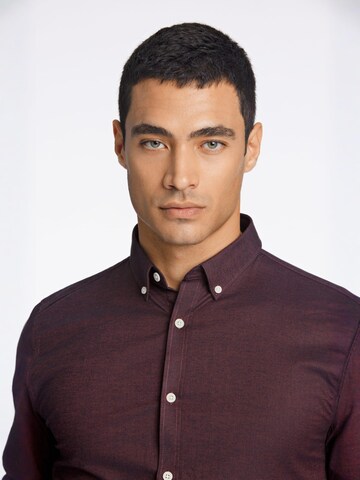Lindbergh - Ajuste regular Camisa en rojo