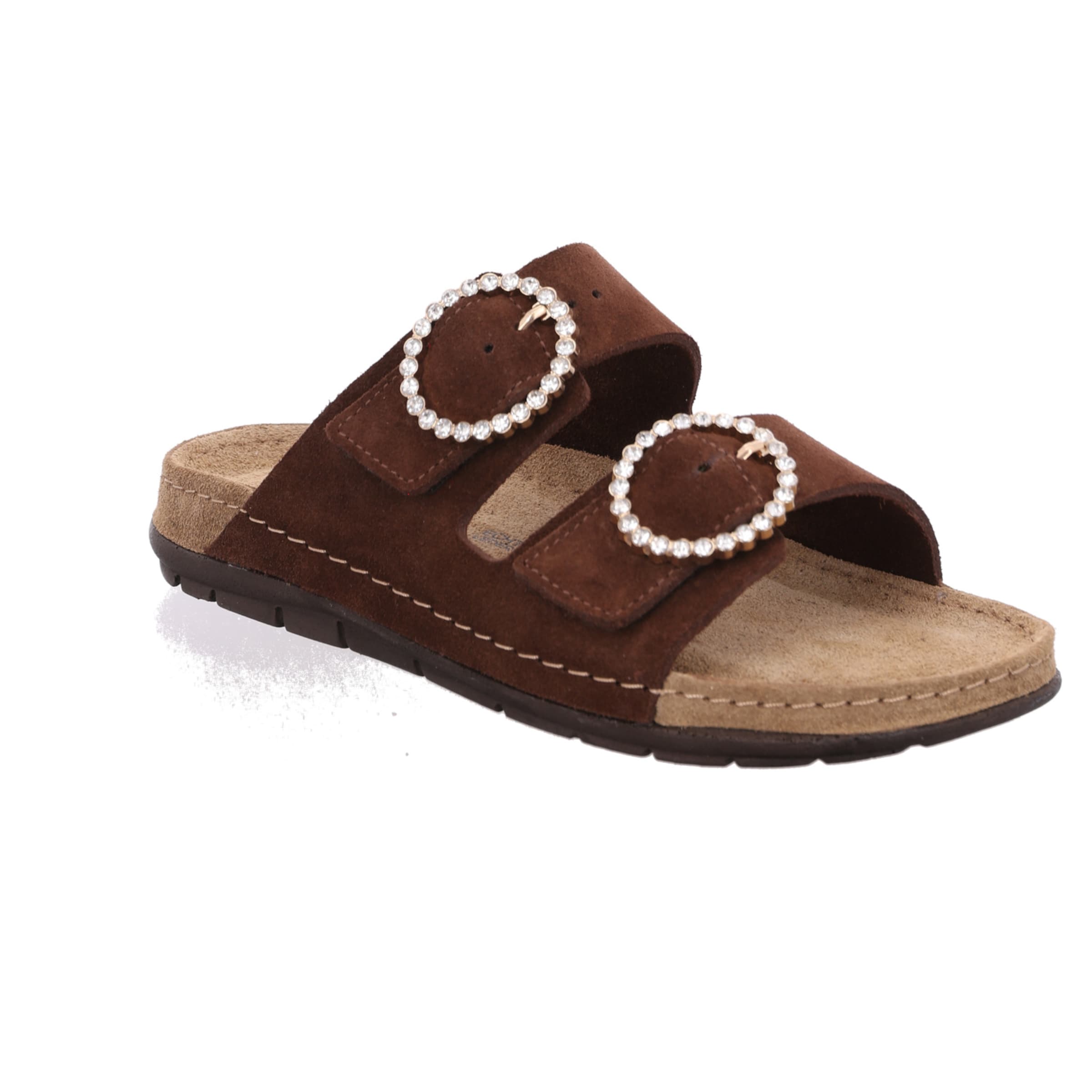 ROHDE Mules in Brown: front